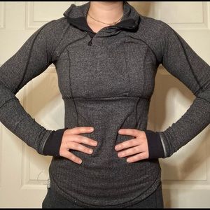Lululemon quarter zip fitted sweater